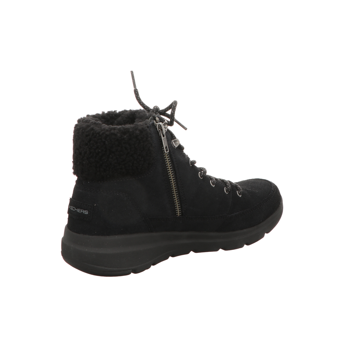 Skechers Damen Schnürstiefel Glacial Ultra in schwarz