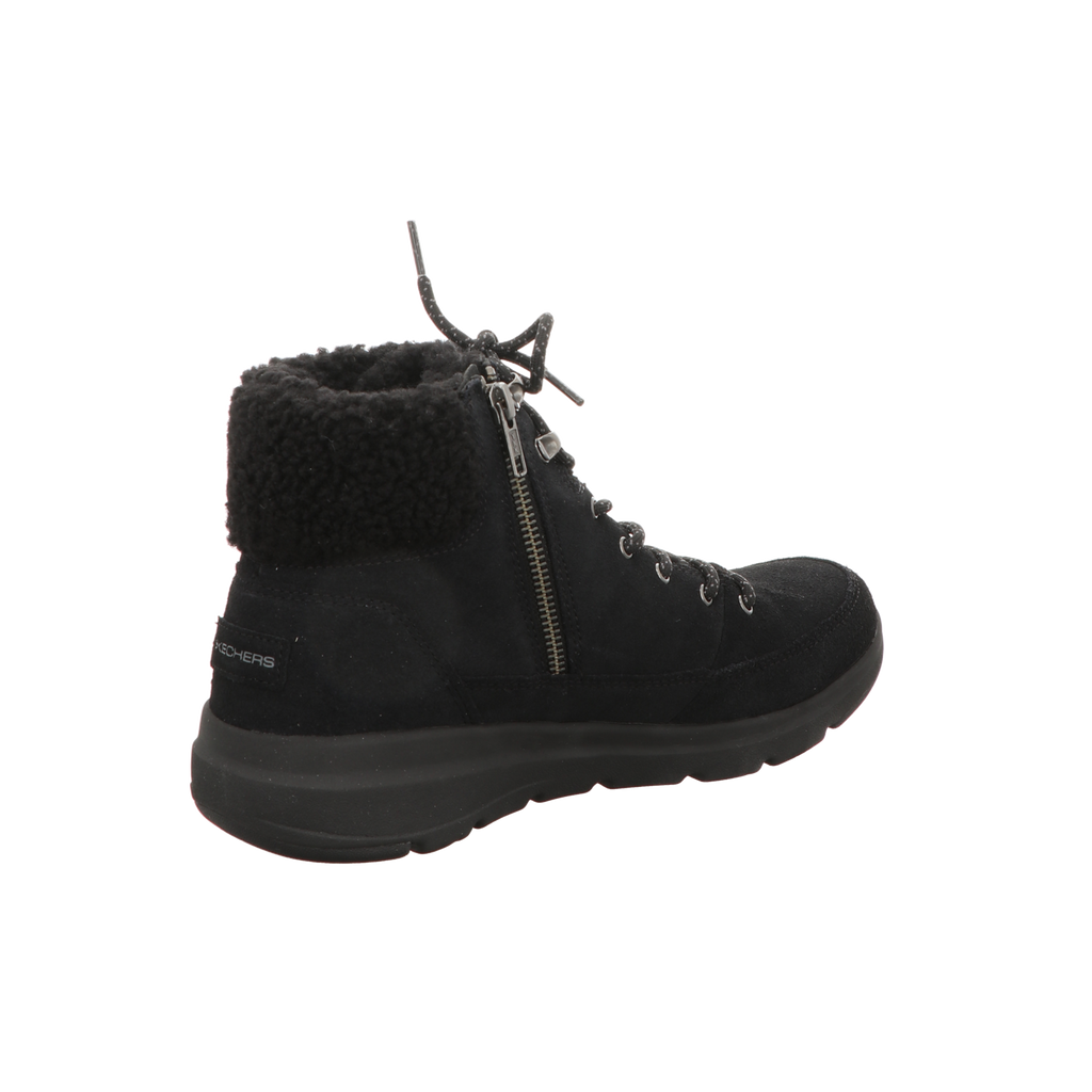 Skechers Damen Schnürstiefel Glacial Ultra in schwarz