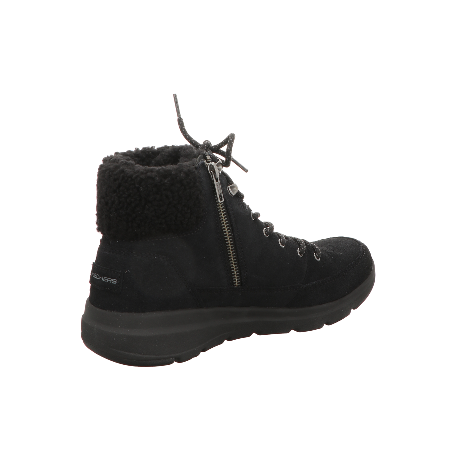 Skechers Damen Schnürstiefel Glacial Ultra in schwarz