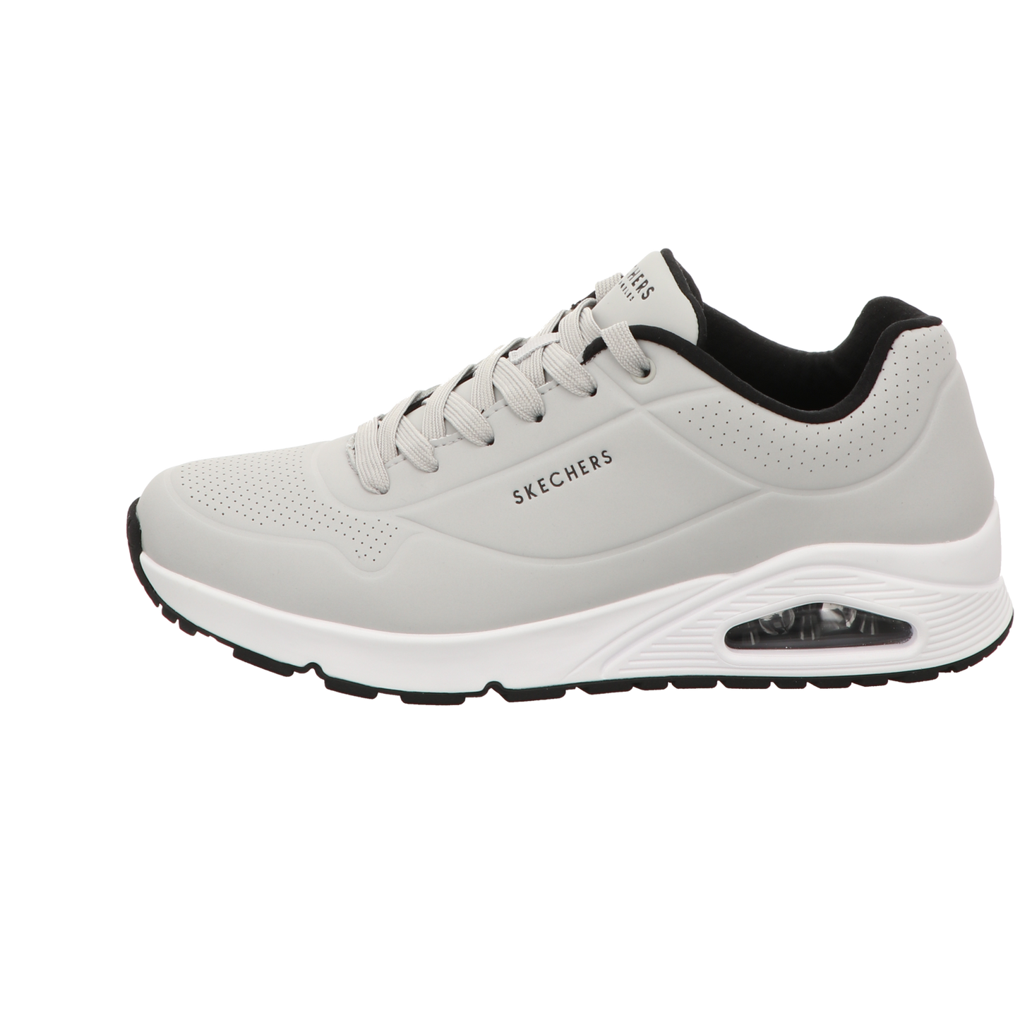 Skechers Herren Schnürschuh Uno Stand On Air in grau