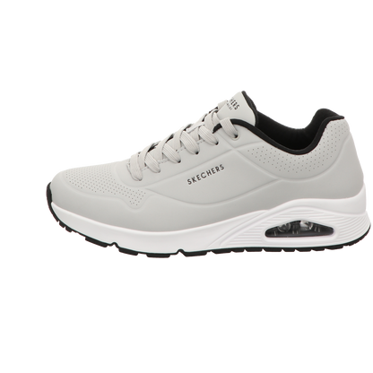 Skechers Herren Schnürschuh Uno Stand On Air in grau