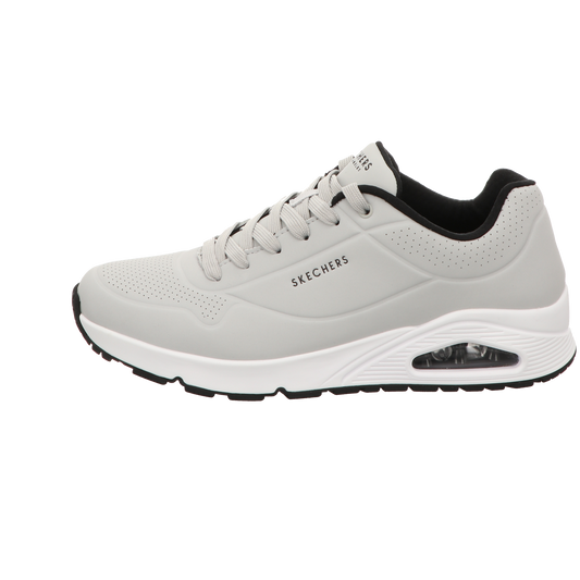 Skechers Herren Schnürschuh Uno Stand On Air in grau