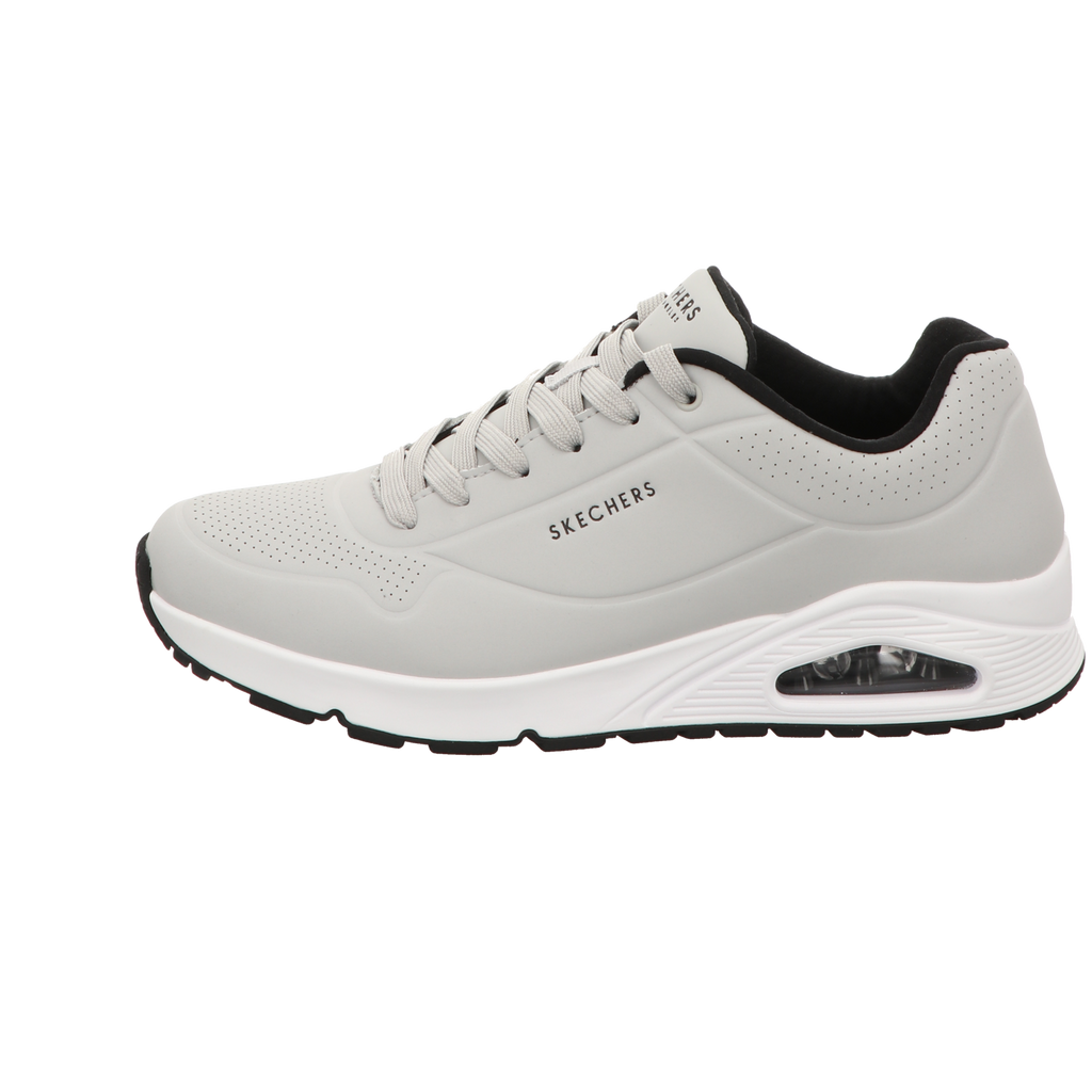 Skechers Herren Schnürschuh Uno Stand On Air in grau