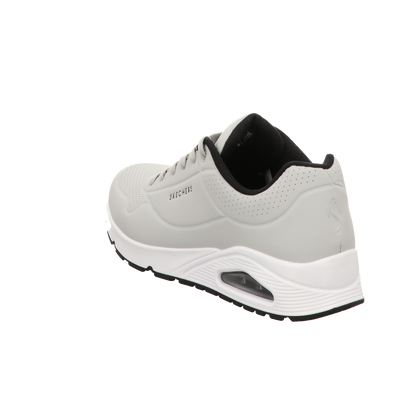 Skechers Herren Schnürschuh Uno Stand On Air in grau