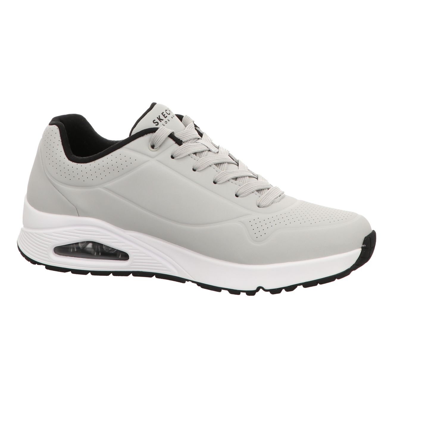 Skechers Herren Schnürschuh Uno Stand On Air in grau
