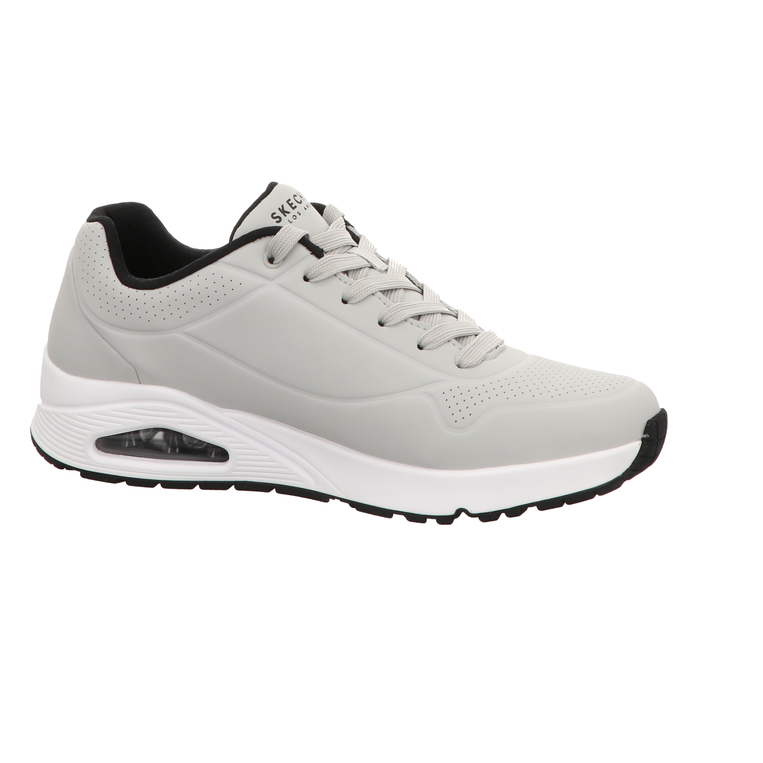 Skechers Herren Schnürschuh Uno Stand On Air in grau