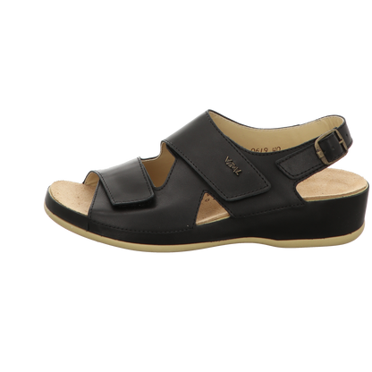vital Damen Sandale bequem 0619M in schwarz