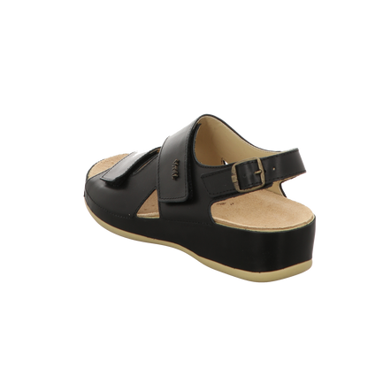 vital Damen Sandale bequem 0619M in schwarz