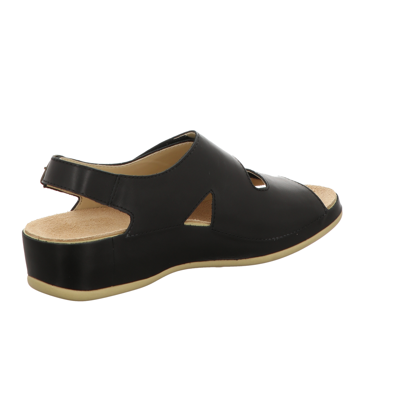 vital Damen Sandale bequem 0619M in schwarz