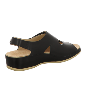 vital Damen Sandale bequem 0619M in schwarz