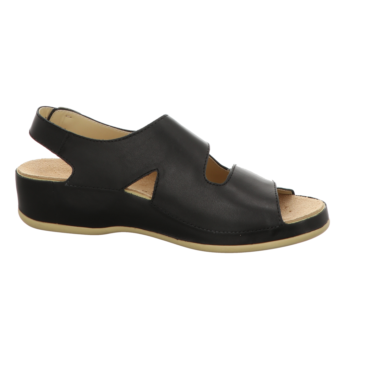 vital Damen Sandale bequem  in schwarz