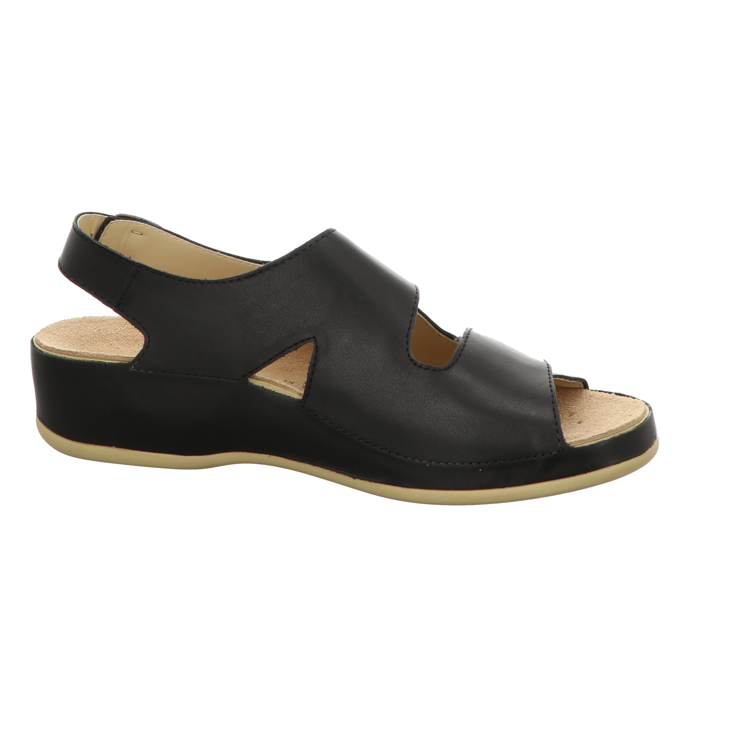 vital Damen Sandale bequem  in schwarz