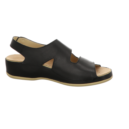 vital Damen Sandale bequem 0619M in schwarz