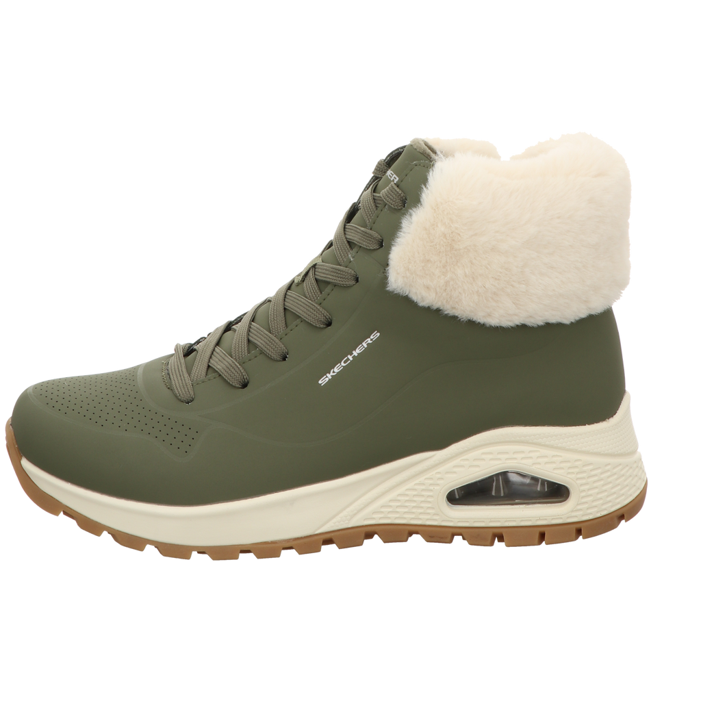 Dispo S/ Damen Schnürstiefel Uno Rugged Fall-Air in oliv