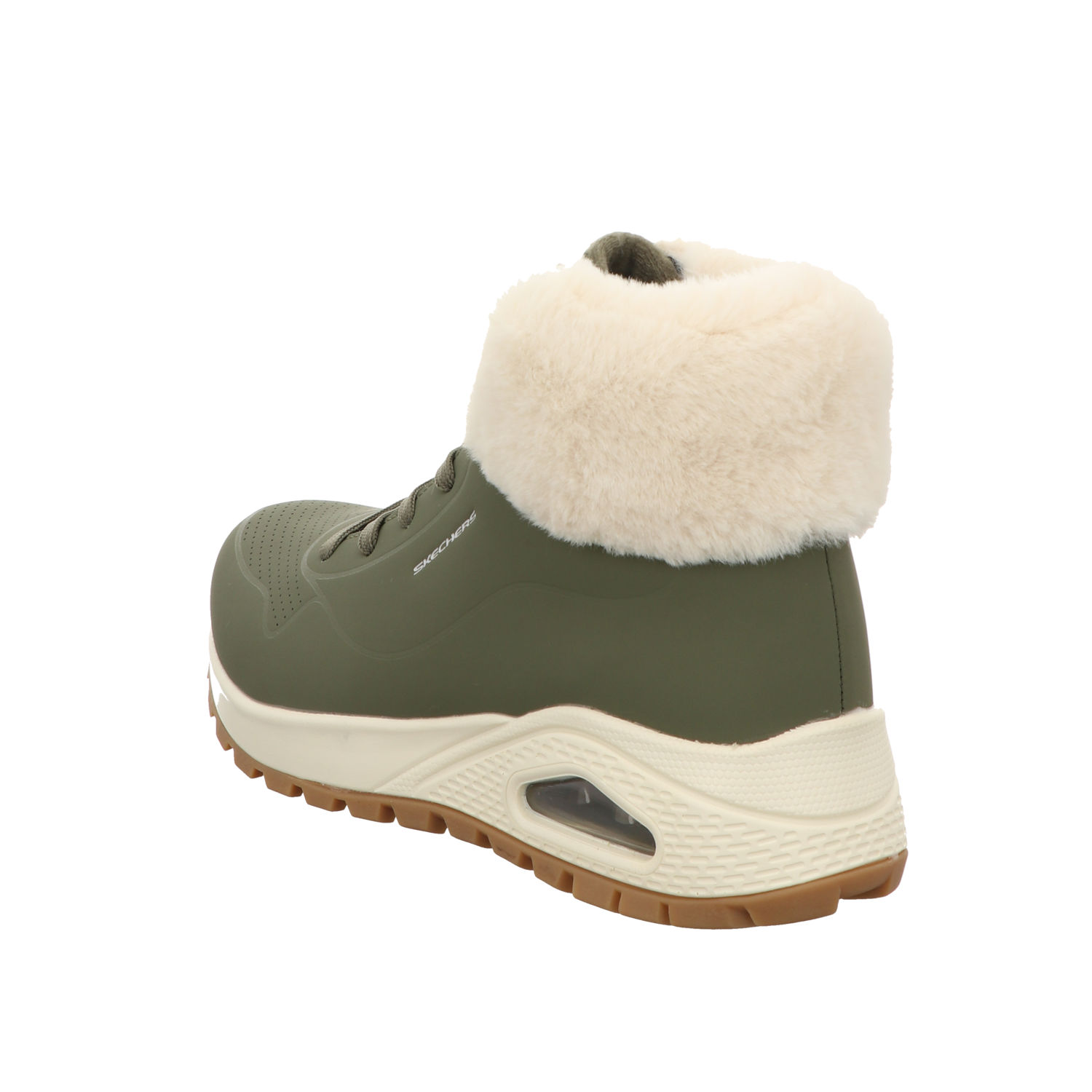Dispo S/ Damen Schnürstiefel Uno Rugged Fall-Air in oliv