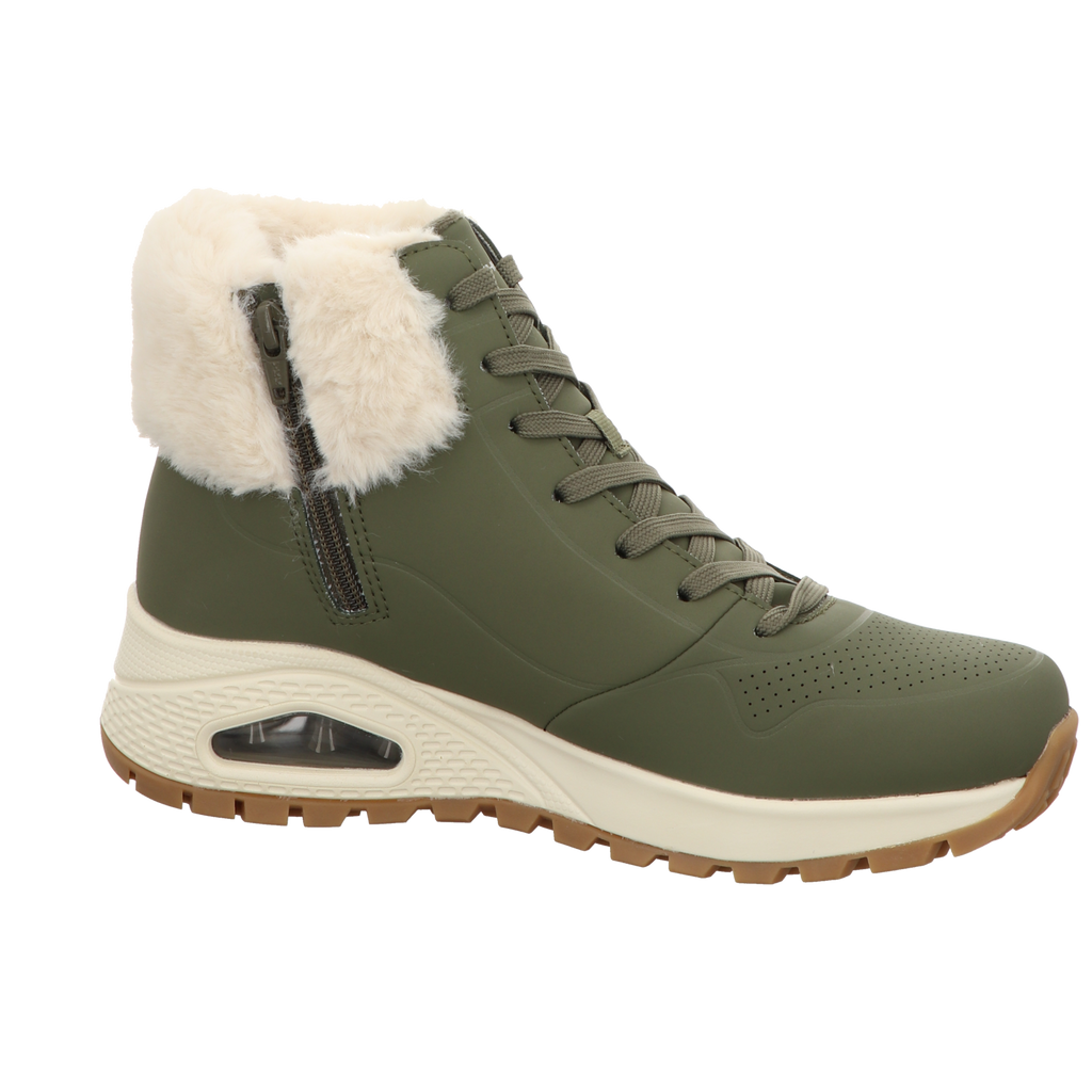 Dispo S/ Damen Schnürstiefel Uno Rugged Fall-Air in oliv