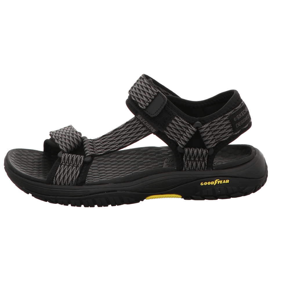 Skechers Herren Sandalette Relaxed Fit Rip Tide in schwarz