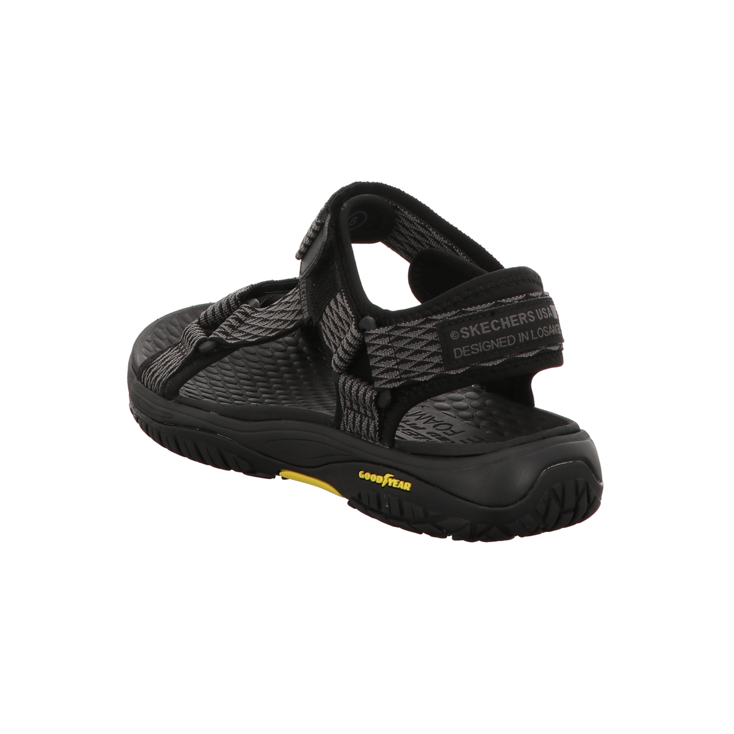 Skechers Herren Sandalette Relaxed Fit Rip Tide in schwarz
