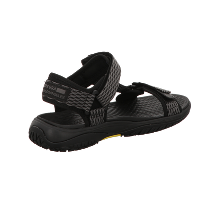 Skechers Herren Sandalette Relaxed Fit Rip Tide in schwarz