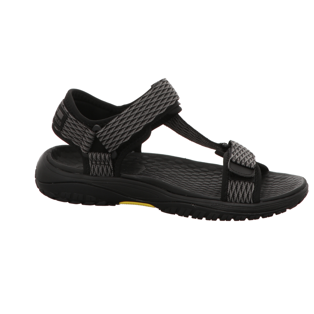 Skechers Herren Sandalette Relaxed Fit Rip Tide in schwarz