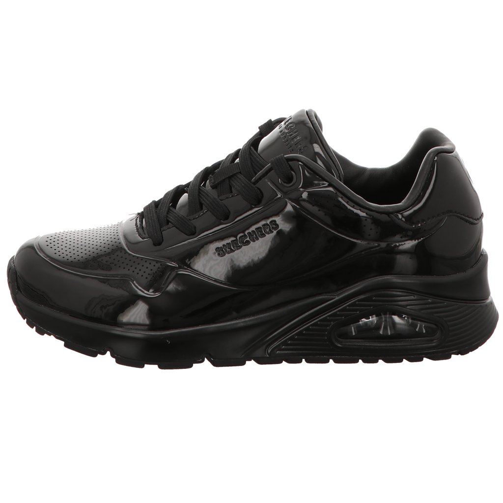 Skechers Damen Schnürschuh Uno in schwarz