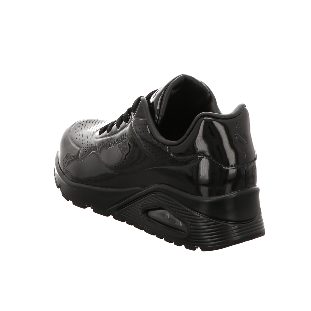 Skechers Damen Schnürschuh Uno in schwarz