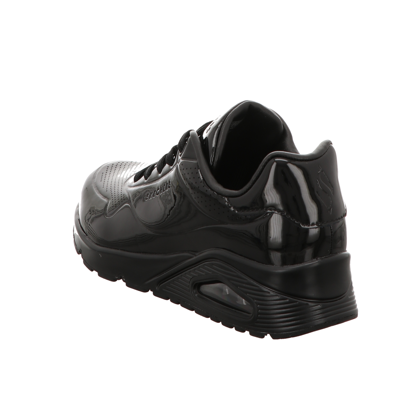 Skechers Damen Schnürschuh Uno in schwarz