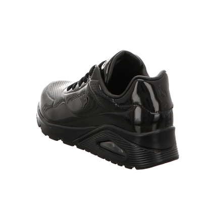 Skechers Damen Schnürschuh Uno in schwarz