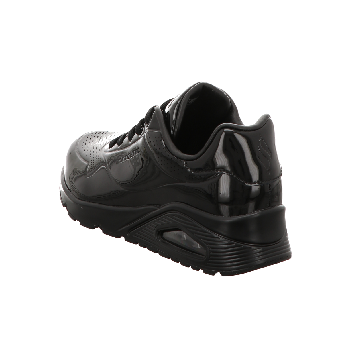 Skechers Damen Schnürschuh Uno in schwarz