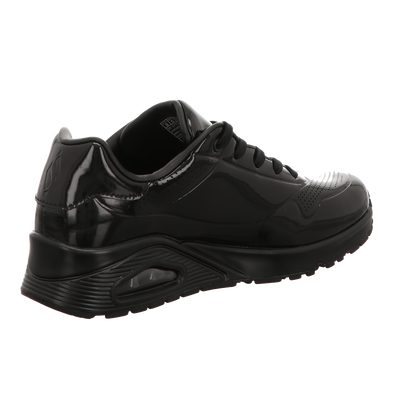 Skechers Damen Schnürschuh Uno in schwarz