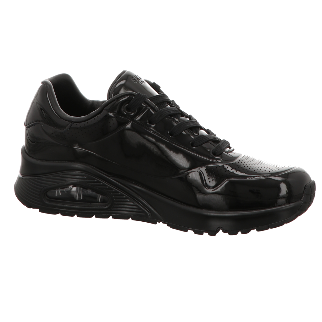 Skechers Damen Schnürschuh Uno in schwarz