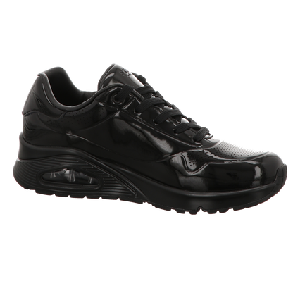 Skechers Damen Schnürschuh Uno in schwarz