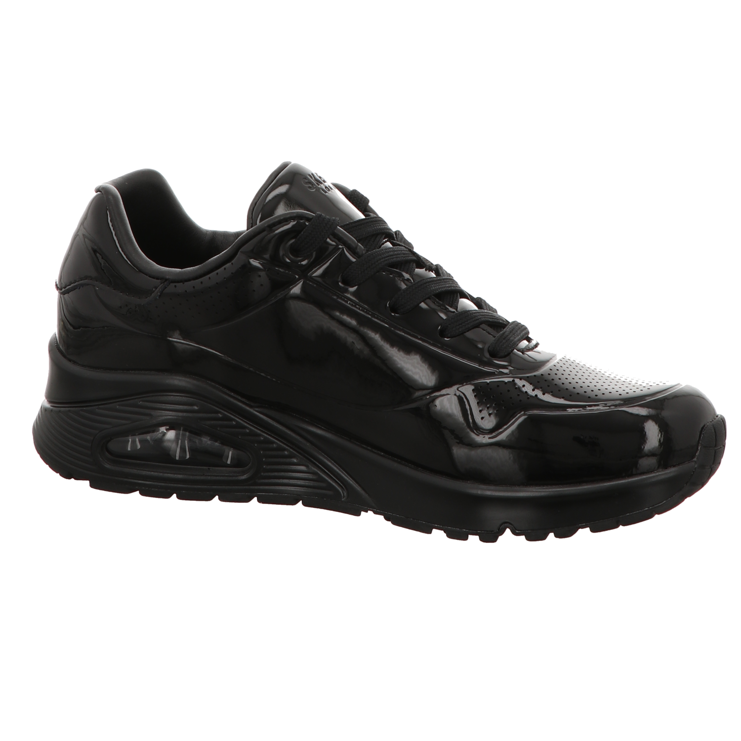 Skechers Damen Schnürschuh Uno in schwarz