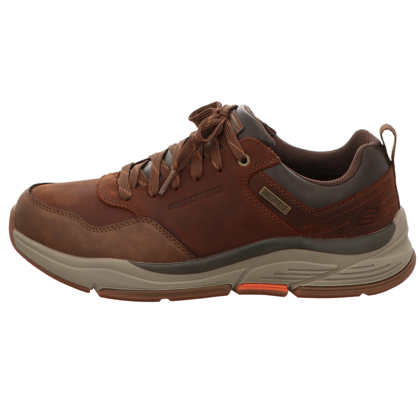 Skechers Herren Schnürschuh Relaxed Fit  Benago Hombre in braun