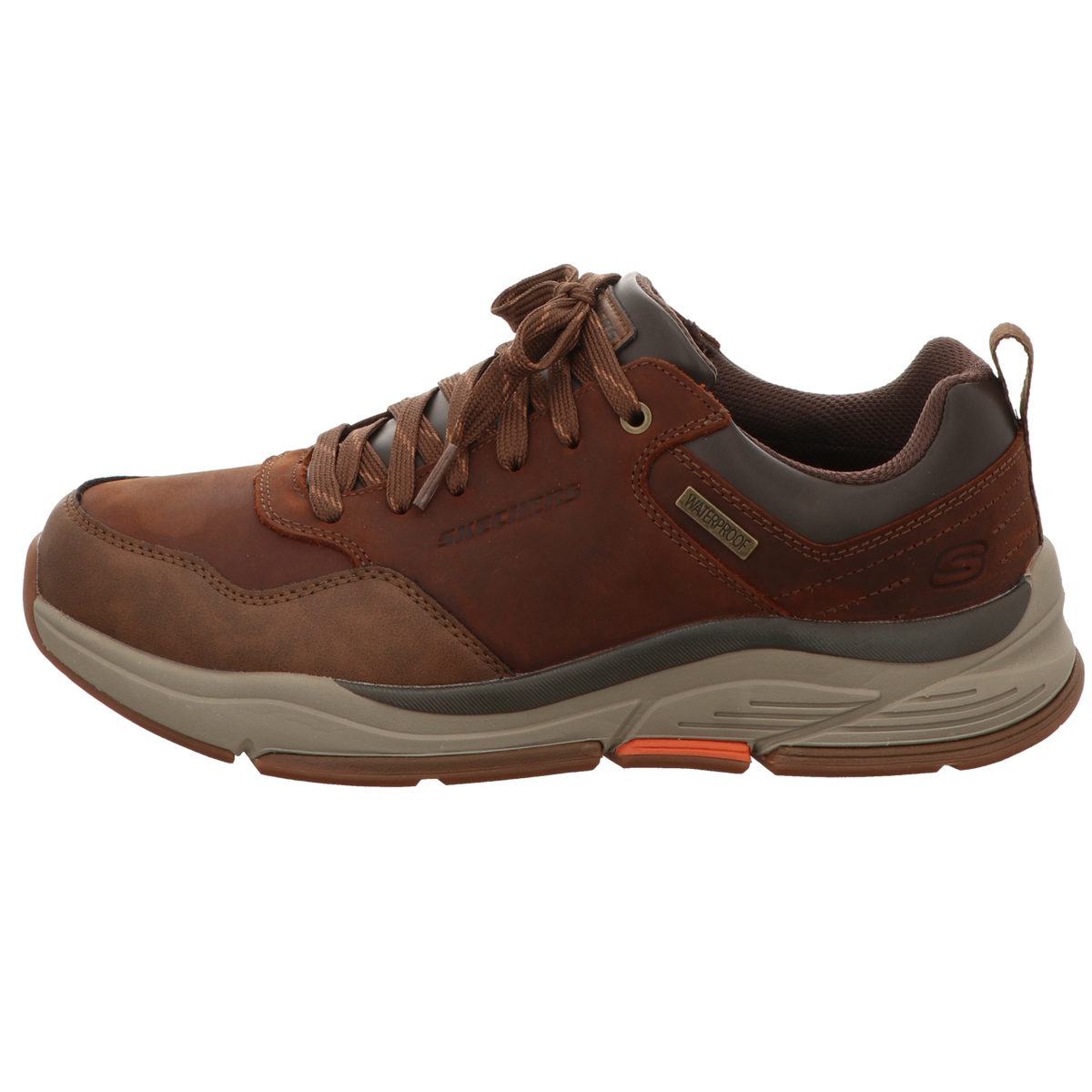 Skechers Herren Schnürschuh Relaxed Fit  Benago Hombre in braun