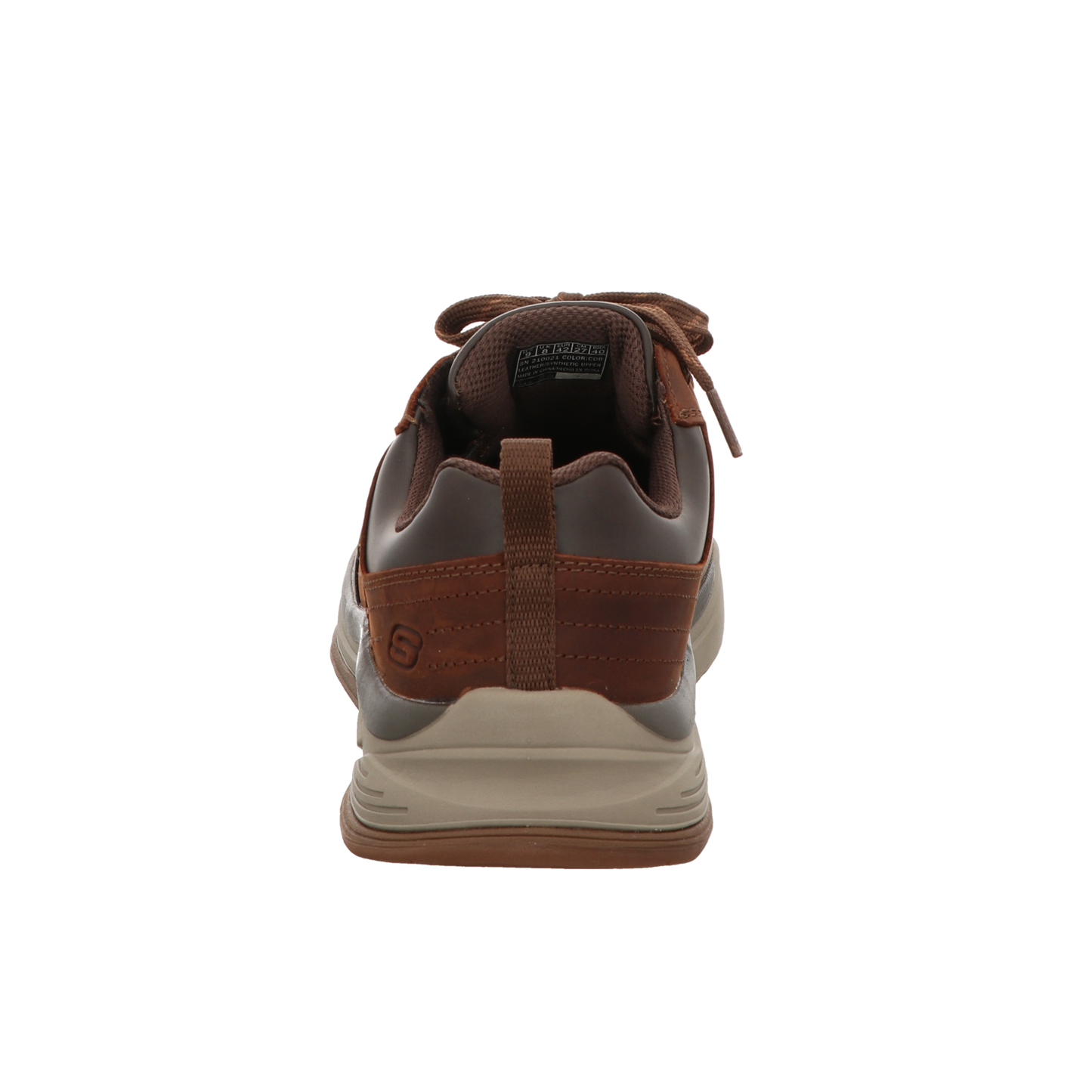 Skechers Herren Schnürschuh Relaxed Fit  Benago Hombre in braun