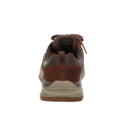 Skechers Herren Schnürschuh Relaxed Fit  Benago Hombre in braun