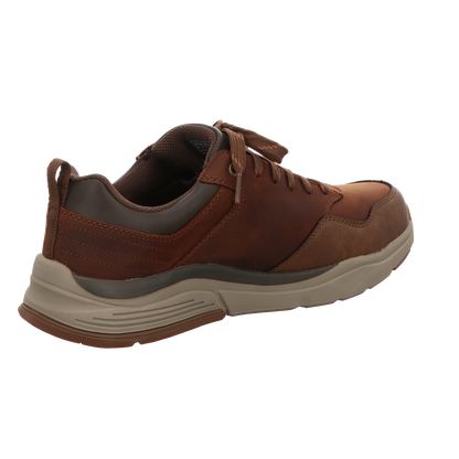 Skechers Herren Schnürschuh Relaxed Fit  Benago Hombre in braun