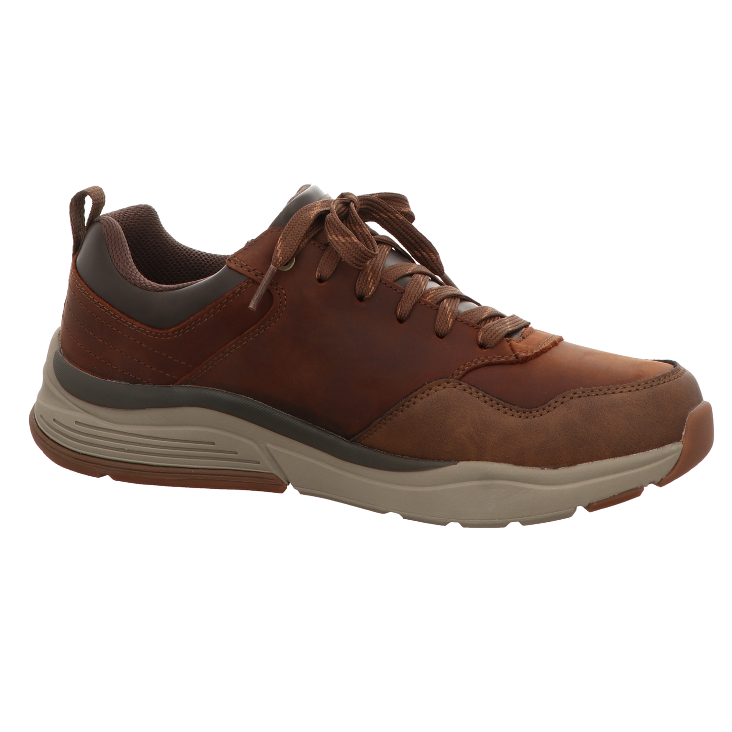 Skechers Herren Schnürschuh Relaxed Fit  Benago Hombre in braun