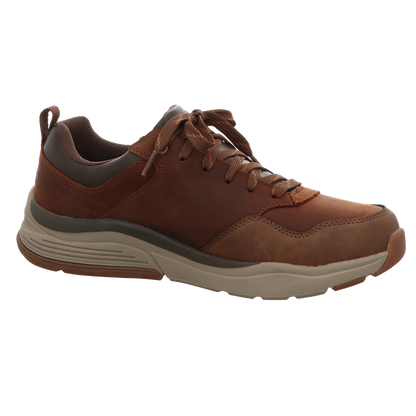 Skechers Herren Schnürschuh Relaxed Fit  Benago Hombre in braun