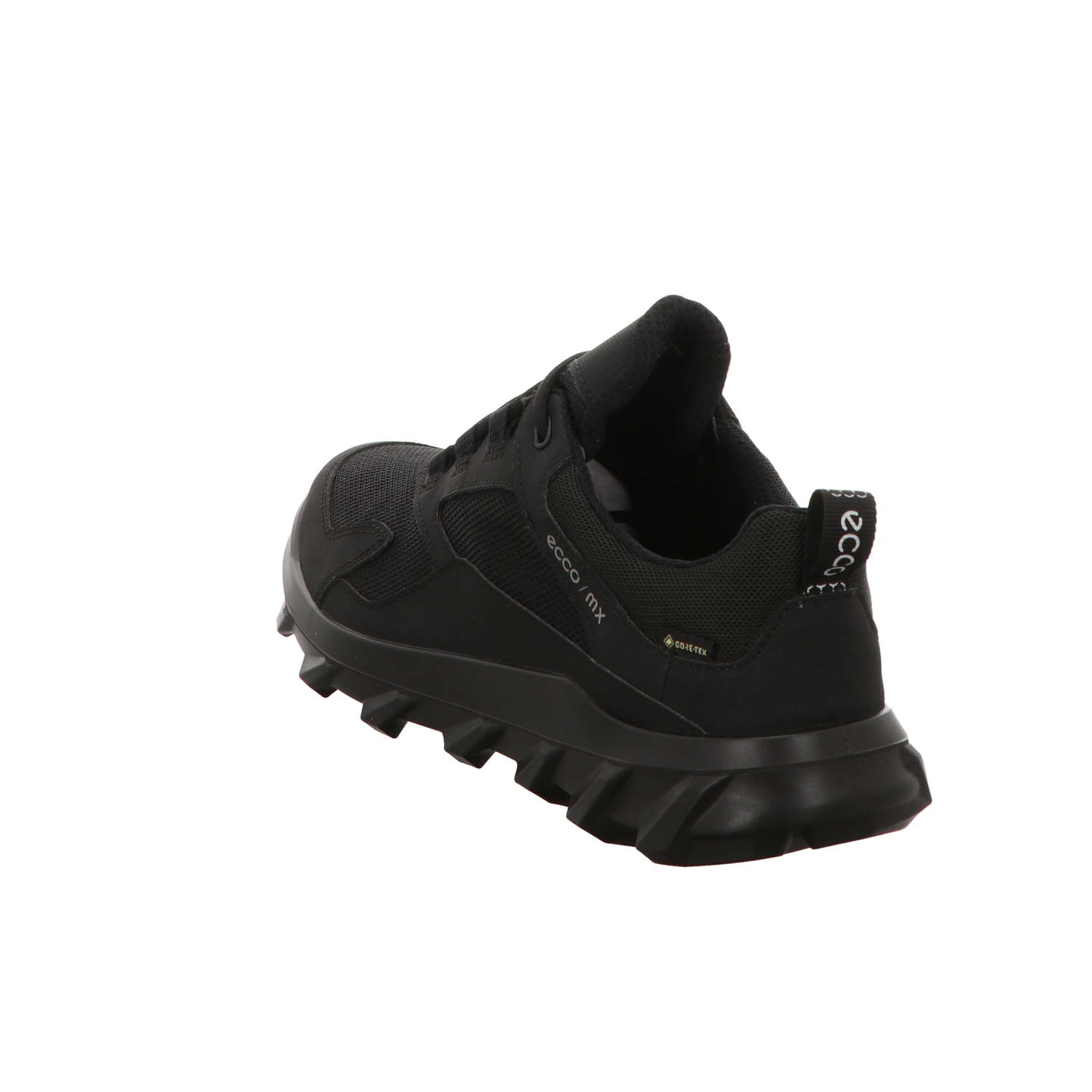 Ecco Damen Schnürschuh Rec.mx in schwarz