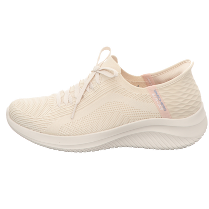 Skechers Damen Slipper Slip-Ins Ultra-Flex 3.0 in beige