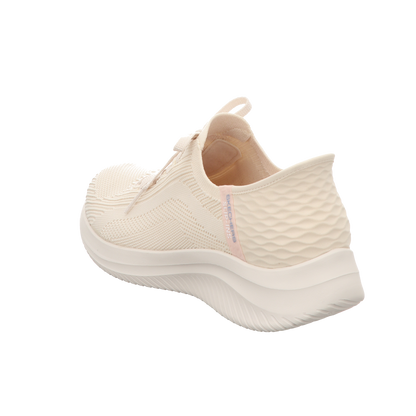 Skechers Damen Slipper Slip-Ins Ultra-Flex 3.0 in beige