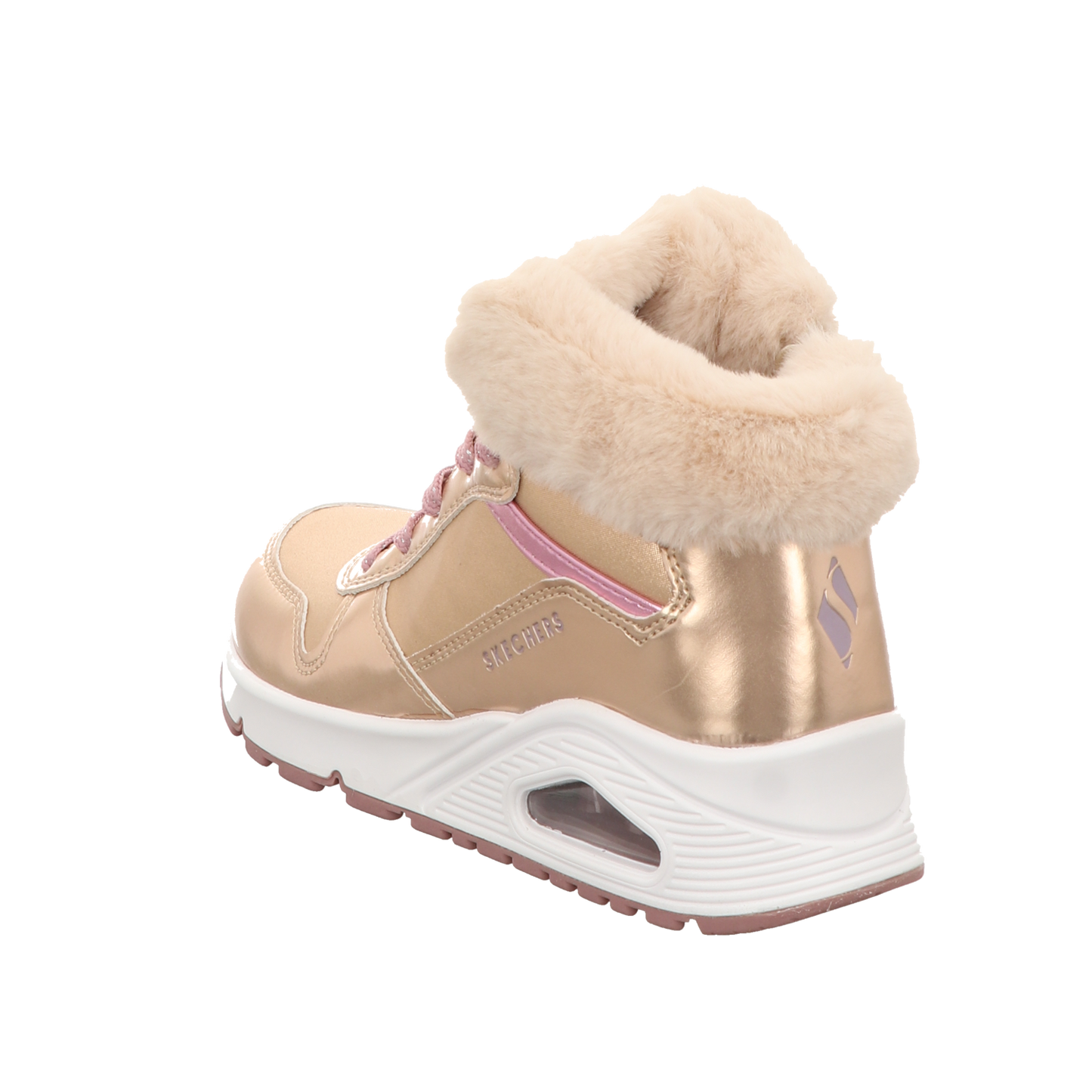 Skechers Damen Stiefel Uno-Cozy On Air in gold