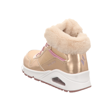 Skechers Damen Stiefel Uno-Cozy On Air in gold