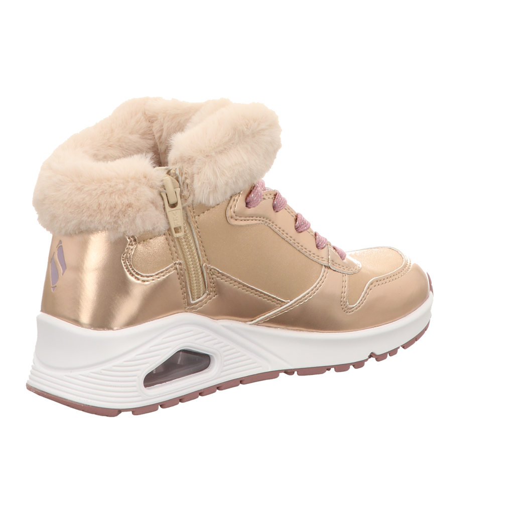 Skechers Damen Stiefel Uno-Cozy On Air in gold