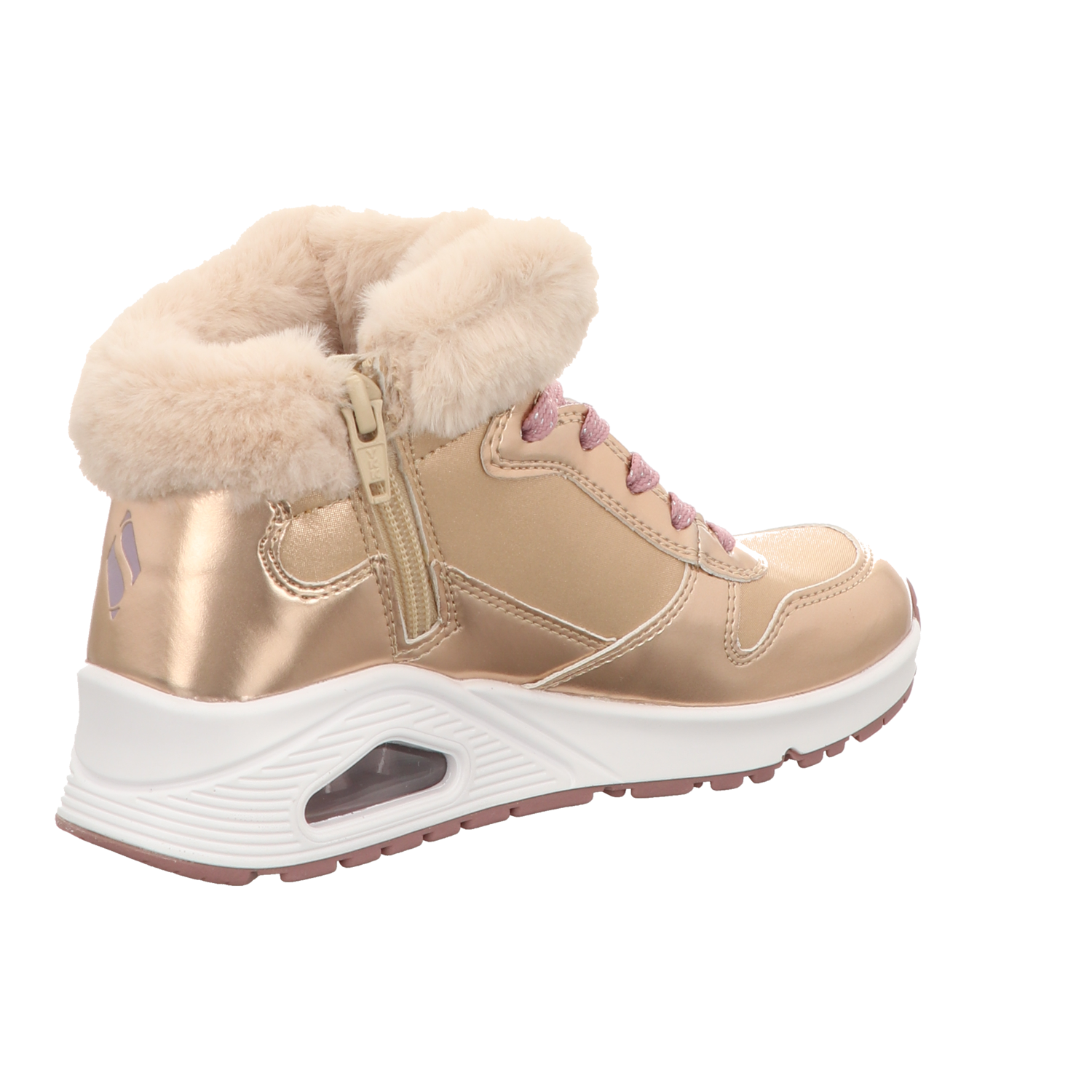 Skechers Damen Stiefel Uno-Cozy On Air in gold