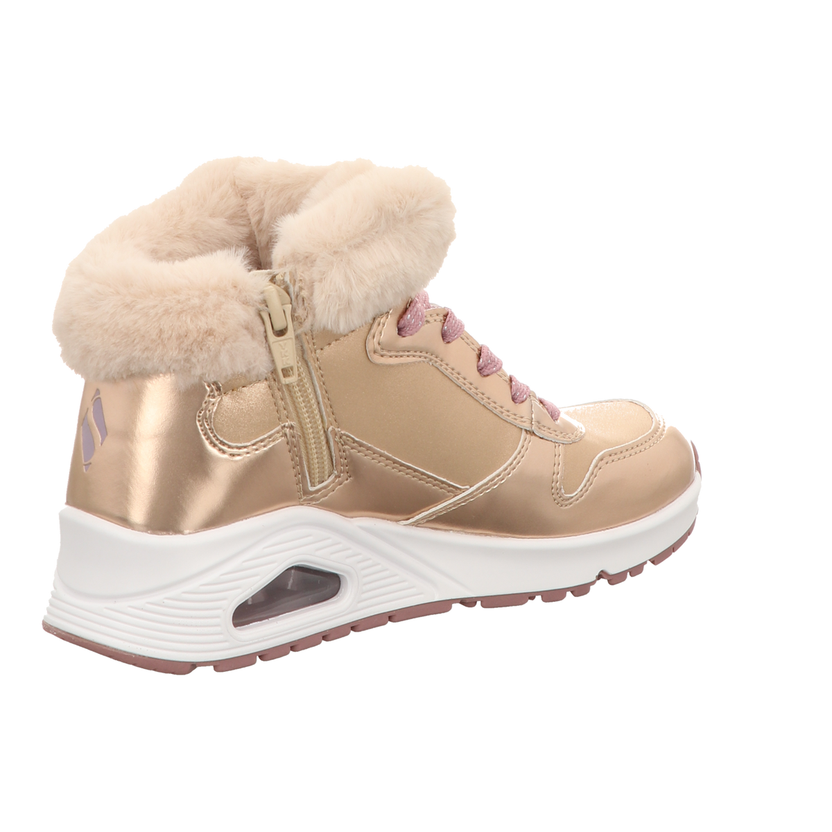 Skechers Damen Stiefel Uno-Cozy On Air in gold