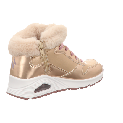 Skechers Damen Stiefel Uno-Cozy On Air in gold