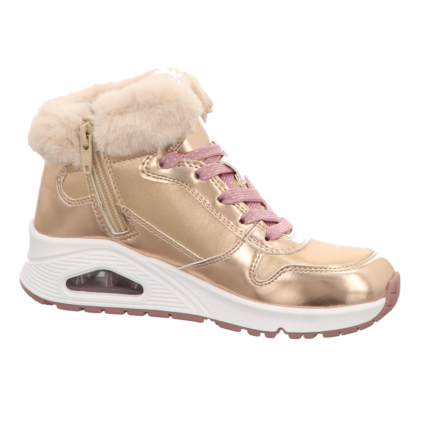 Skechers Damen Stiefel Uno-Cozy On Air in gold